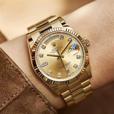 rolex day date 36 in 18 ct yellow gold|Rolex Day-Date 118138.